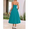 image:imageZESICA Womens Summer Strapless Cocktail Party DressesTeal