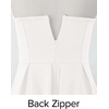 image:imageZESICA Womens Summer Strapless Cocktail Party DressesWhite