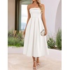 image:imageZESICA Womens Summer Strapless Cocktail Party DressesWhite