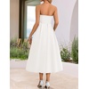 image:imageZESICA Womens Summer Strapless Cocktail Party DressesWhite