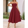 image:imageZESICA Womens Summer Strapless Cocktail Party DressesWine