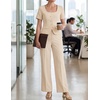image:imageZESICA Womens Two Pieces Suits Set Business Casual OutfitsApricot