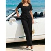 image:imageZESICA Womens Two Pieces Suits Set Business Casual OutfitsBlack