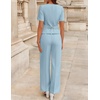 image:imageZESICA Womens Two Pieces Suits Set Business Casual OutfitsLight Blue