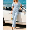 image:imageZESICA Womens Two Pieces Suits Set Business Casual OutfitsLight Blue