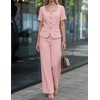 image:imageZESICA Womens Two Pieces Suits Set Business Casual OutfitsLight Pink