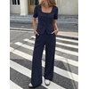 image:imageZESICA Womens Two Pieces Suits Set Business Casual OutfitsNavy