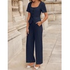 image:imageZESICA Womens Two Pieces Suits Set Business Casual OutfitsNavy