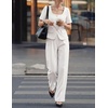 image:imageZESICA Womens Two Pieces Suits Set Business Casual OutfitsWhite
