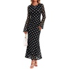 Black Polka Dot