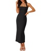 image:imageZESICA Womens Summer Halter Neck Bodycon Cocktail DressesBlack