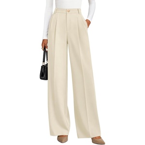 image:imageZESICA Womens 2026 Business Casual Work Office Dress PantsApricot