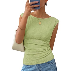 image:imageZESICA Womens Cute Summer Tops 2026 Going Out Tank TopGrassgreen