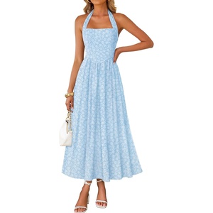 image:imageZESICA Womens Summer Sleeveless Floral Wedding Guest Maxi DressBlue
