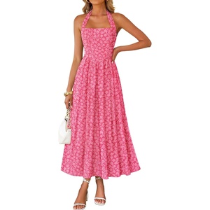 image:imageZESICA Womens Summer Sleeveless Floral Wedding Guest Maxi DressHotpink