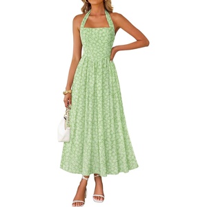 image:imageZESICA Womens Summer Sleeveless Floral Wedding Guest Maxi DressLightgreen