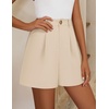 image:imageZESICA Dressy Shorts for Women 2026 Summer Wide Leg ShortsApricot