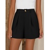 image:imageZESICA Dressy Shorts for Women 2026 Summer Wide Leg ShortsBlack