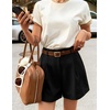 image:imageZESICA Dressy Shorts for Women 2026 Summer Wide Leg ShortsBlack