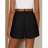 image:imageZESICA Dressy Shorts for Women 2026 Summer Wide Leg ShortsBlack