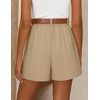 image:imageZESICA Dressy Shorts for Women 2026 Summer Wide Leg ShortsKhaki