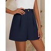 image:imageZESICA Dressy Shorts for Women 2026 Summer Wide Leg ShortsNavy