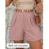 image:imageZESICA Dressy Shorts for Women 2026 Summer Wide Leg ShortsPink