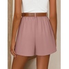 image:imageZESICA Dressy Shorts for Women 2026 Summer Wide Leg ShortsPink