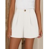 image:imageZESICA Dressy Shorts for Women 2026 Summer Wide Leg ShortsWhite