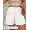 image:imageZESICA Dressy Shorts for Women 2026 Summer Wide Leg ShortsWhite