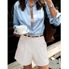 image:imageZESICA Dressy Shorts for Women 2026 Summer Wide Leg ShortsWhite