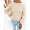 image:imageZESICA Fall Sweaters for Women Long Sleeve Knit Sweater TopsApricot
