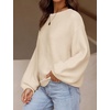 image:imageZESICA Fall Sweaters for Women Long Sleeve Knit Sweater TopsApricot