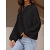 image:imageZESICA Fall Sweaters for Women Long Sleeve Knit Sweater TopsBlack