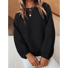 image:imageZESICA Fall Sweaters for Women Long Sleeve Knit Sweater TopsBlack