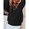image:imageZESICA Fall Sweaters for Women Long Sleeve Knit Sweater TopsBlack