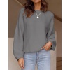image:imageZESICA Fall Sweaters for Women Long Sleeve Knit Sweater TopsDarkgrey