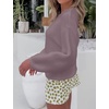 image:imageZESICA Fall Sweaters for Women Long Sleeve Knit Sweater TopsDarkviolet