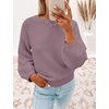image:imageZESICA Fall Sweaters for Women Long Sleeve Knit Sweater TopsDarkviolet