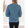 image:imageZESICA Fall Sweaters for Women Long Sleeve Knit Sweater TopsDustyblue