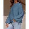 image:imageZESICA Fall Sweaters for Women Long Sleeve Knit Sweater TopsDustyblue