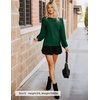 image:imageZESICA Fall Sweaters for Women Long Sleeve Knit Sweater TopsForestgreen