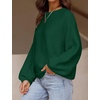 image:imageZESICA Fall Sweaters for Women Long Sleeve Knit Sweater TopsForestgreen
