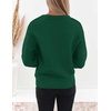 image:imageZESICA Fall Sweaters for Women Long Sleeve Knit Sweater TopsForestgreen