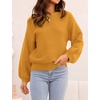 image:imageZESICA Fall Sweaters for Women Long Sleeve Knit Sweater TopsGinger