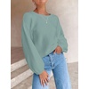 image:imageZESICA Fall Sweaters for Women Long Sleeve Knit Sweater TopsLake