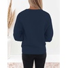 image:imageZESICA Fall Sweaters for Women Long Sleeve Knit Sweater TopsNavy