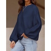 image:imageZESICA Fall Sweaters for Women Long Sleeve Knit Sweater TopsNavy
