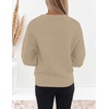 image:imageZESICA Fall Sweaters for Women Long Sleeve Knit Sweater TopsOatmeal