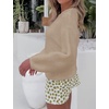 image:imageZESICA Fall Sweaters for Women Long Sleeve Knit Sweater TopsOatmeal